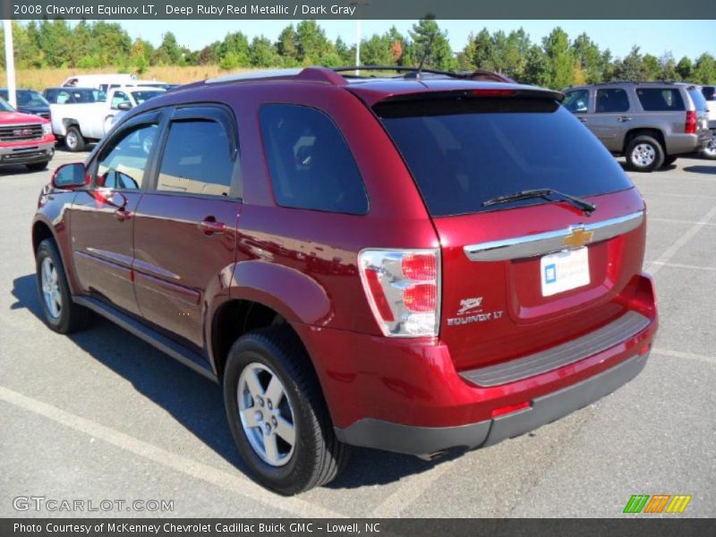 Deep Ruby Red Metallic / Dark Gray 2008 Chevrolet Equinox LT