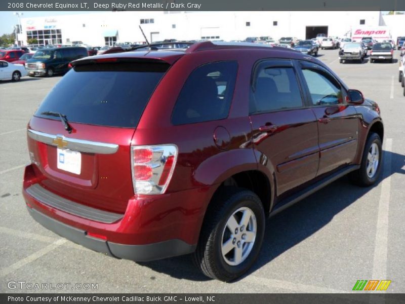 Deep Ruby Red Metallic / Dark Gray 2008 Chevrolet Equinox LT