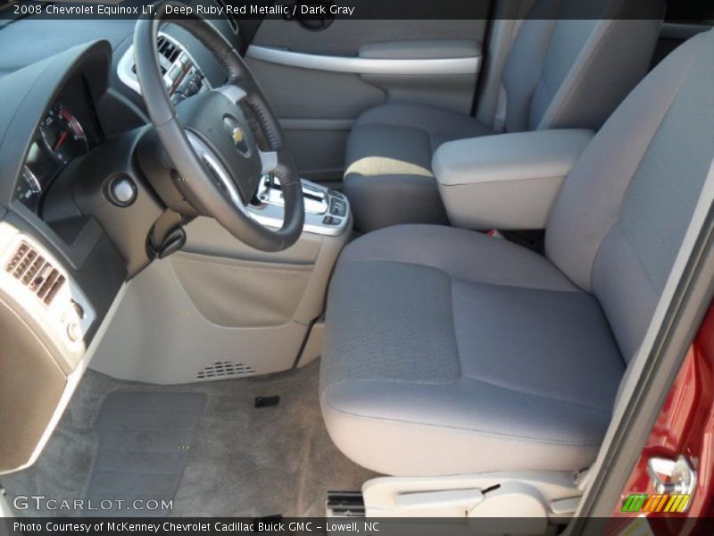 Deep Ruby Red Metallic / Dark Gray 2008 Chevrolet Equinox LT