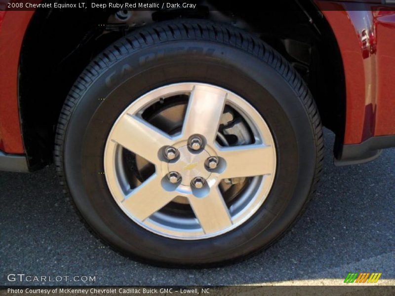 Deep Ruby Red Metallic / Dark Gray 2008 Chevrolet Equinox LT