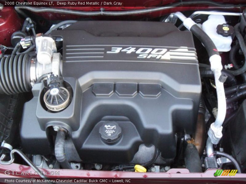 Deep Ruby Red Metallic / Dark Gray 2008 Chevrolet Equinox LT