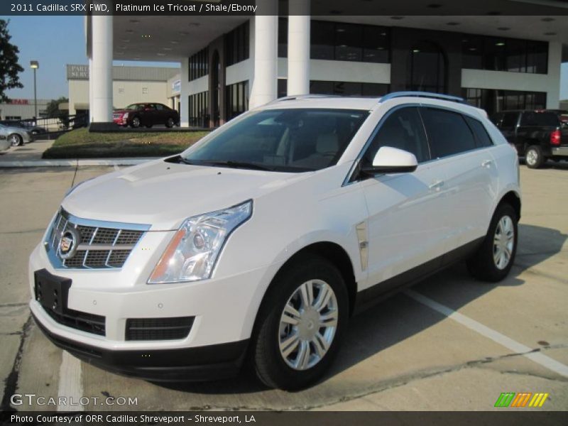 Platinum Ice Tricoat / Shale/Ebony 2011 Cadillac SRX FWD