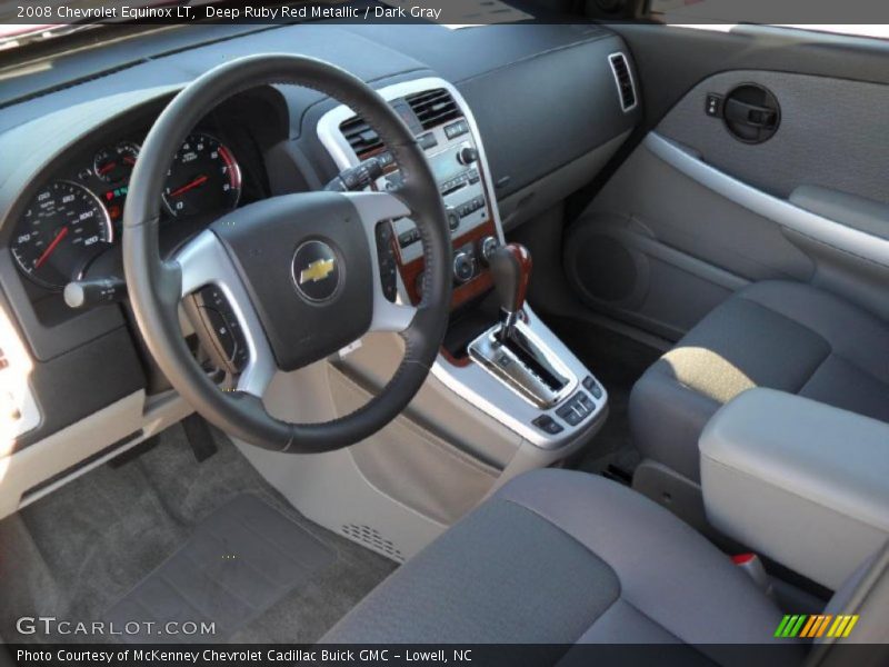 Deep Ruby Red Metallic / Dark Gray 2008 Chevrolet Equinox LT