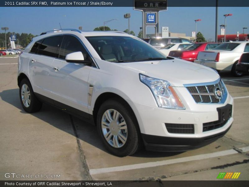Platinum Ice Tricoat / Shale/Ebony 2011 Cadillac SRX FWD