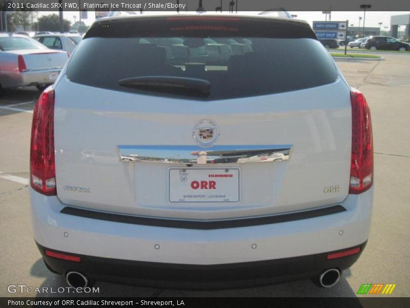 Platinum Ice Tricoat / Shale/Ebony 2011 Cadillac SRX FWD