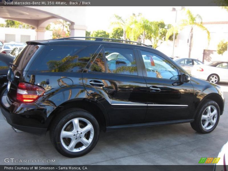 Black / Black 2008 Mercedes-Benz ML 350 4Matic
