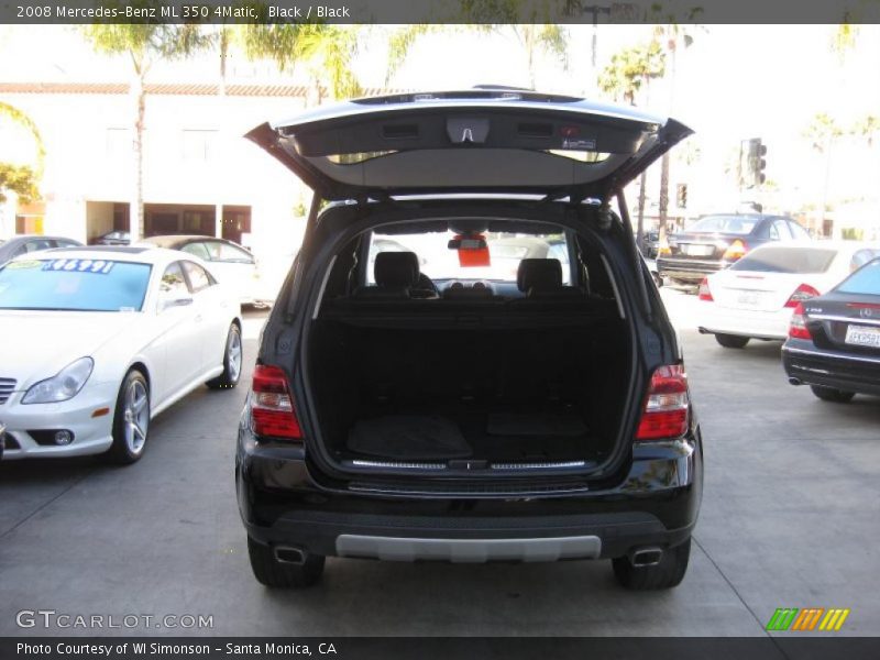 Black / Black 2008 Mercedes-Benz ML 350 4Matic