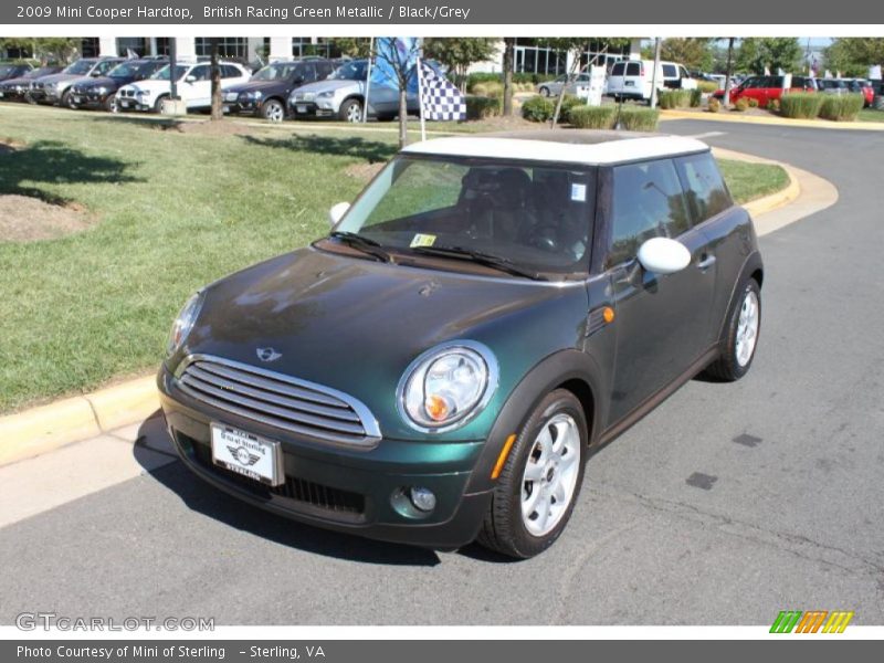 British Racing Green Metallic / Black/Grey 2009 Mini Cooper Hardtop