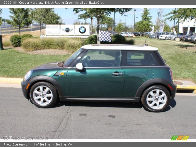 British Racing Green Metallic / Black/Grey 2009 Mini Cooper Hardtop