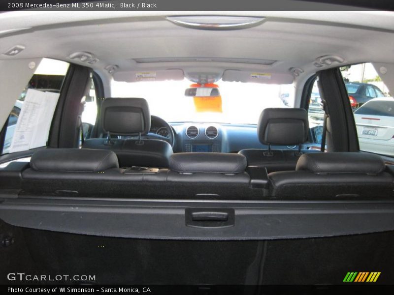 Black / Black 2008 Mercedes-Benz ML 350 4Matic
