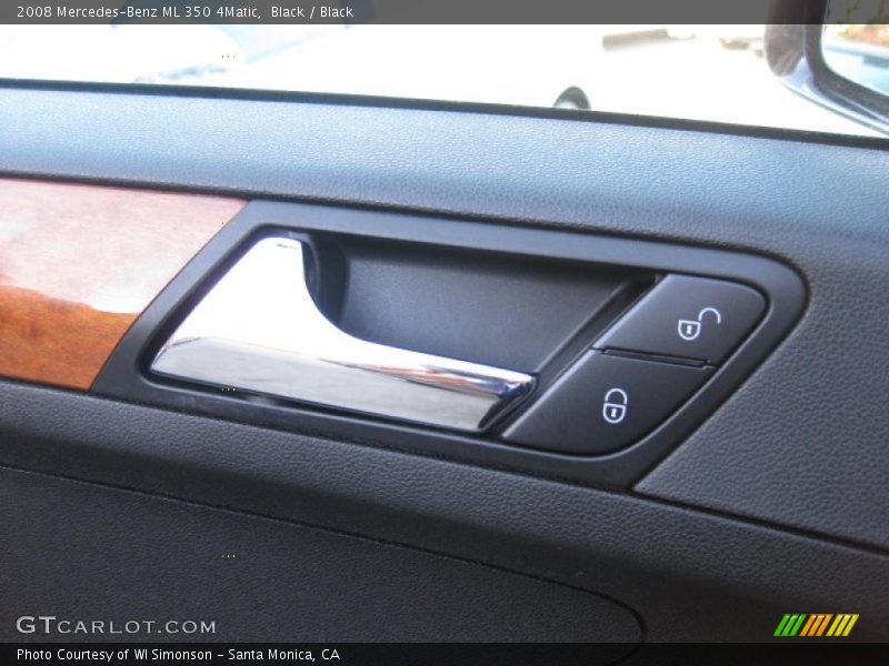 Black / Black 2008 Mercedes-Benz ML 350 4Matic