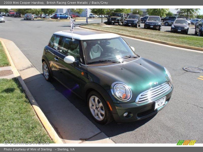 British Racing Green Metallic / Black/Grey 2009 Mini Cooper Hardtop