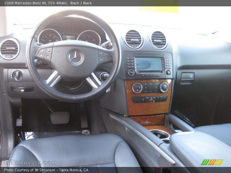 Black / Black 2008 Mercedes-Benz ML 350 4Matic