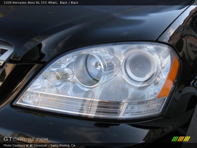 Black / Black 2008 Mercedes-Benz ML 350 4Matic