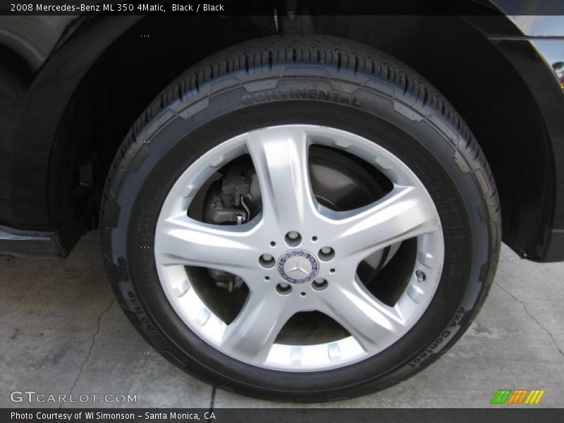 Black / Black 2008 Mercedes-Benz ML 350 4Matic