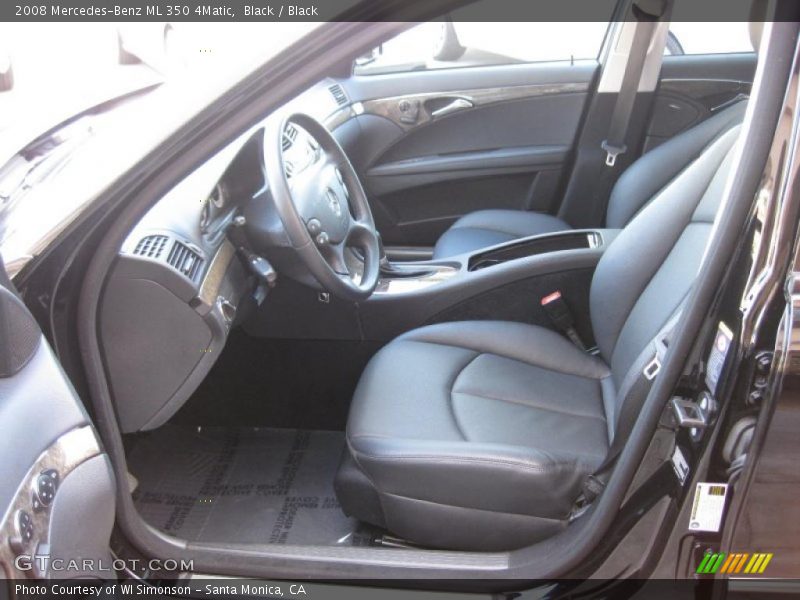 Black / Black 2008 Mercedes-Benz ML 350 4Matic
