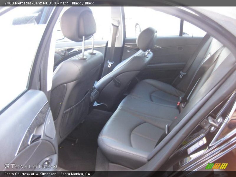 Black / Black 2008 Mercedes-Benz ML 350 4Matic