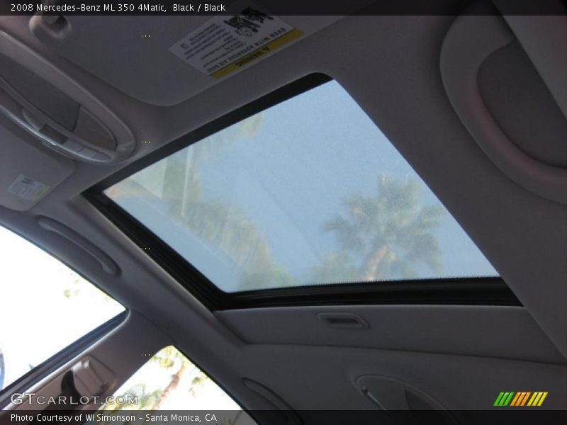 Black / Black 2008 Mercedes-Benz ML 350 4Matic