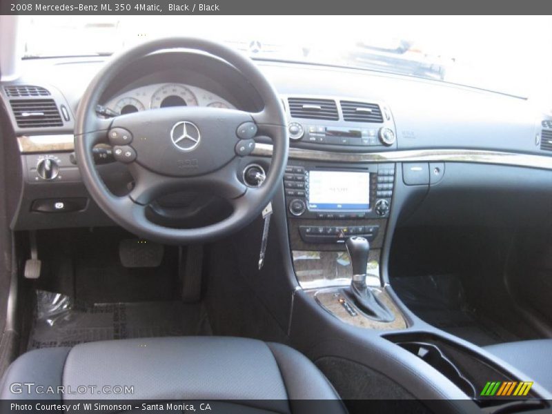 Black / Black 2008 Mercedes-Benz ML 350 4Matic