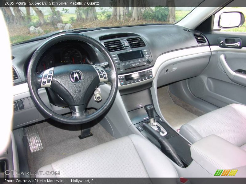 Satin Silver Metallic / Quartz 2005 Acura TSX Sedan