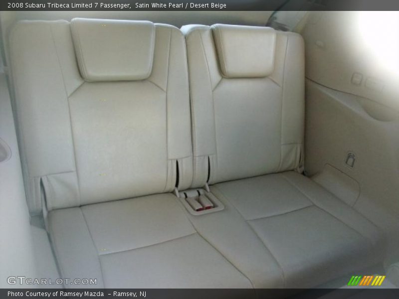 Satin White Pearl / Desert Beige 2008 Subaru Tribeca Limited 7 Passenger