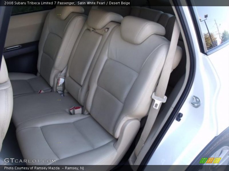 Satin White Pearl / Desert Beige 2008 Subaru Tribeca Limited 7 Passenger