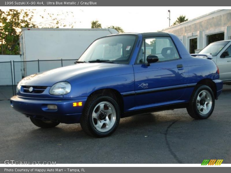 Ultra Blue Metallic / Gray/Blue 1996 Suzuki X-90 4x4