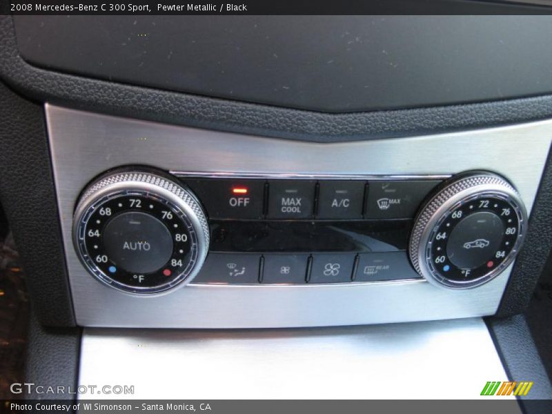 Pewter Metallic / Black 2008 Mercedes-Benz C 300 Sport