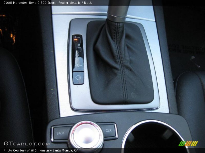 Pewter Metallic / Black 2008 Mercedes-Benz C 300 Sport