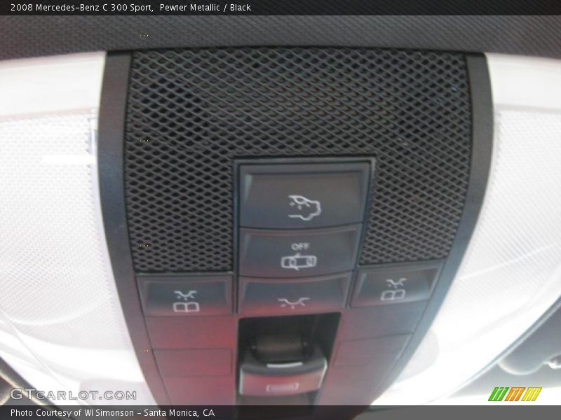 Pewter Metallic / Black 2008 Mercedes-Benz C 300 Sport