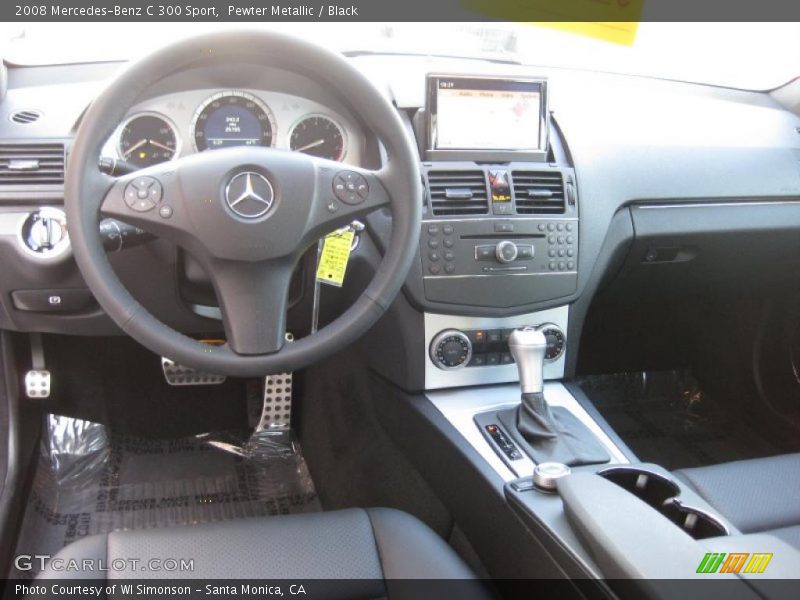 Pewter Metallic / Black 2008 Mercedes-Benz C 300 Sport
