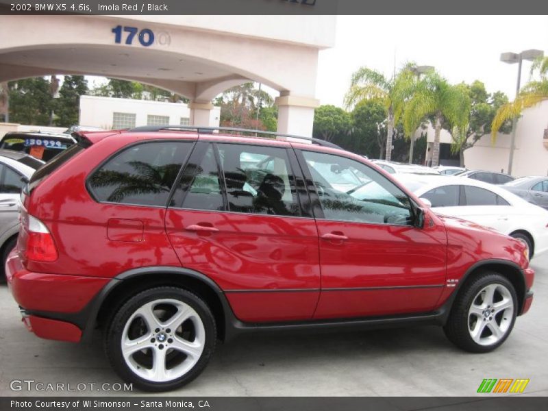 Imola Red / Black 2002 BMW X5 4.6is