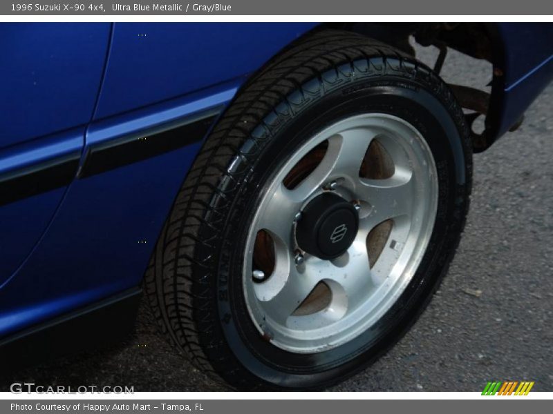 Ultra Blue Metallic / Gray/Blue 1996 Suzuki X-90 4x4