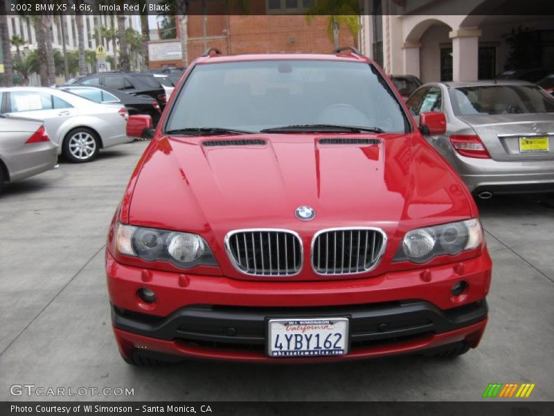 Imola Red / Black 2002 BMW X5 4.6is