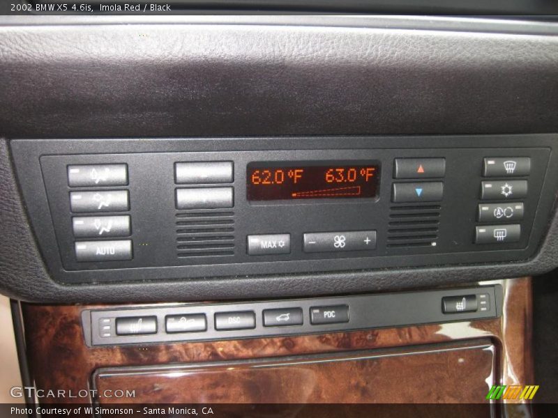 Imola Red / Black 2002 BMW X5 4.6is