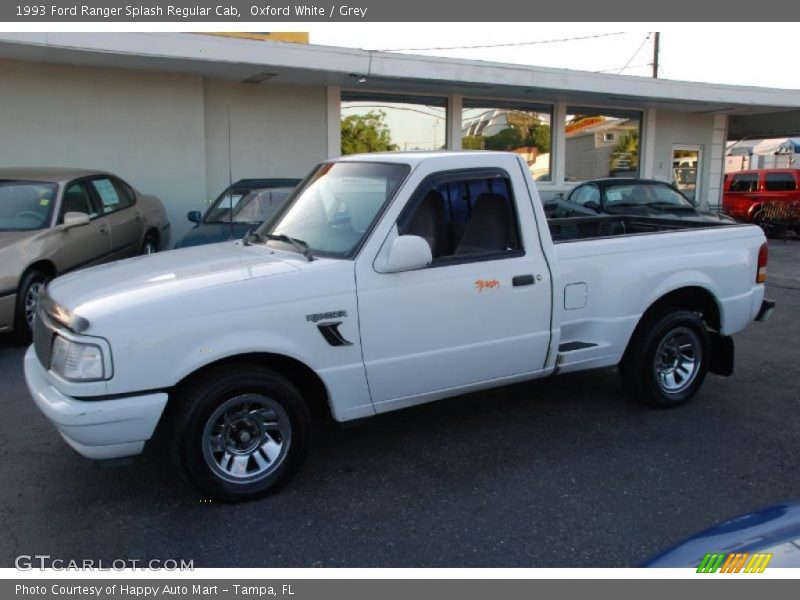 Oxford White / Grey 1993 Ford Ranger Splash Regular Cab