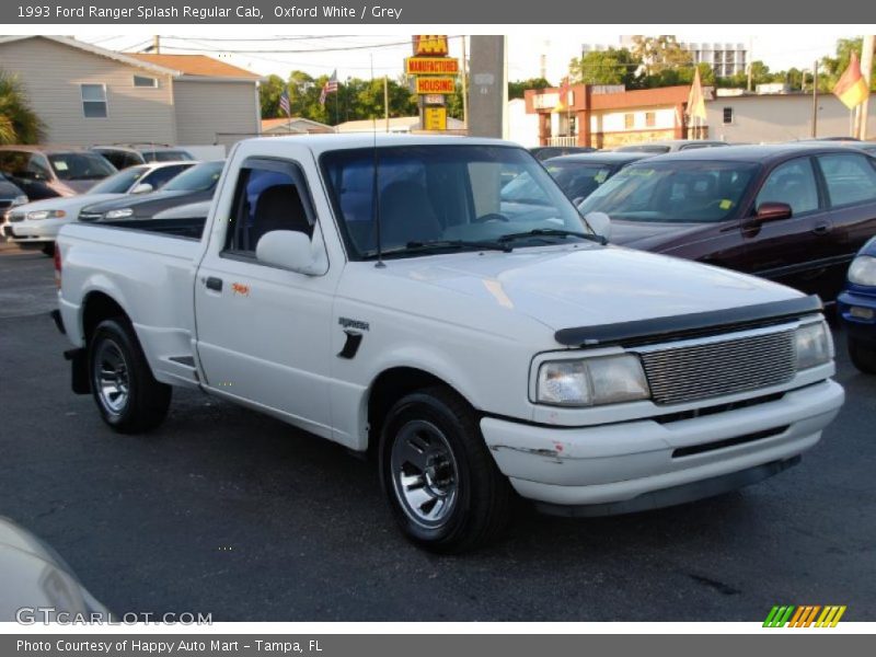 Oxford White / Grey 1993 Ford Ranger Splash Regular Cab