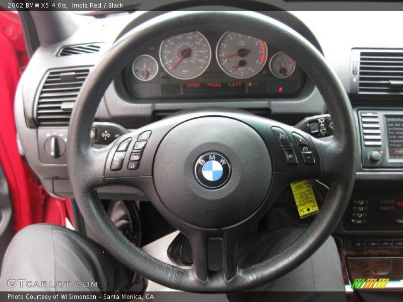 Imola Red / Black 2002 BMW X5 4.6is