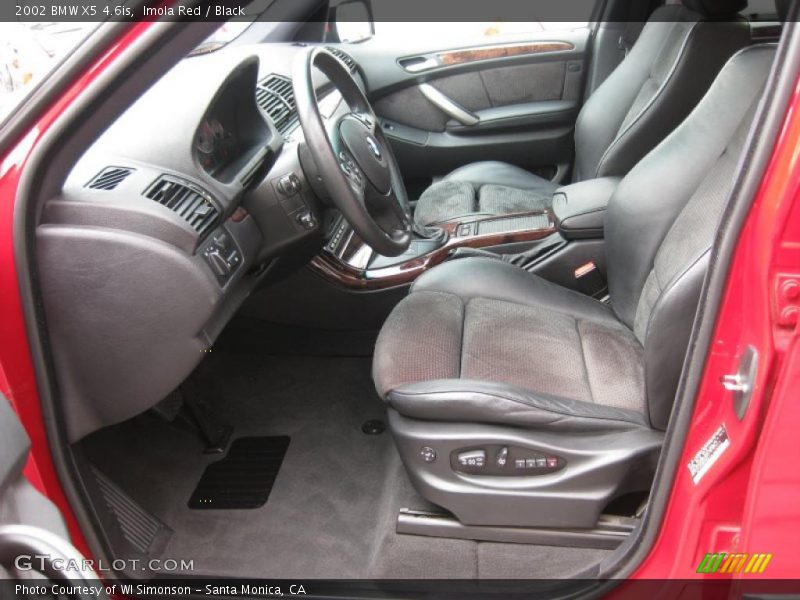 Imola Red / Black 2002 BMW X5 4.6is
