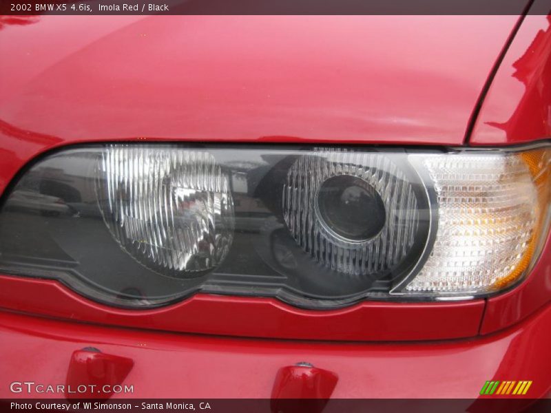 Imola Red / Black 2002 BMW X5 4.6is