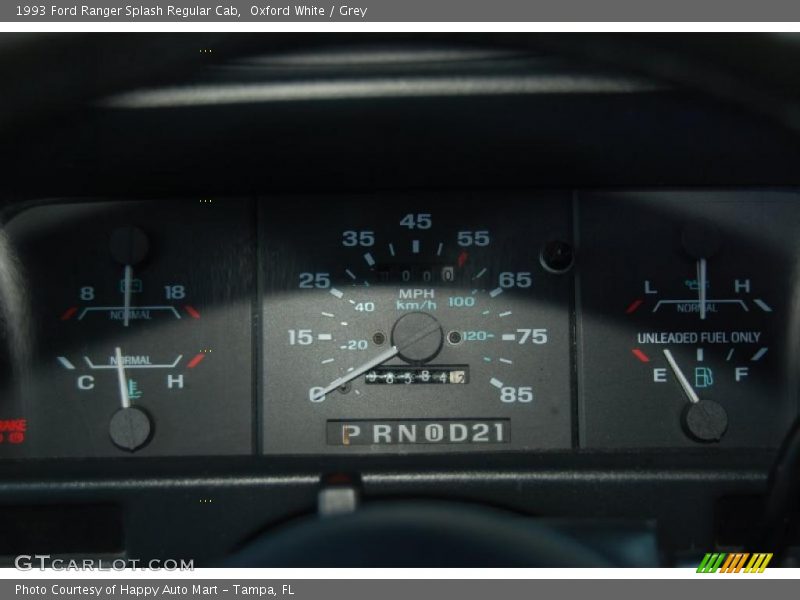 Oxford White / Grey 1993 Ford Ranger Splash Regular Cab