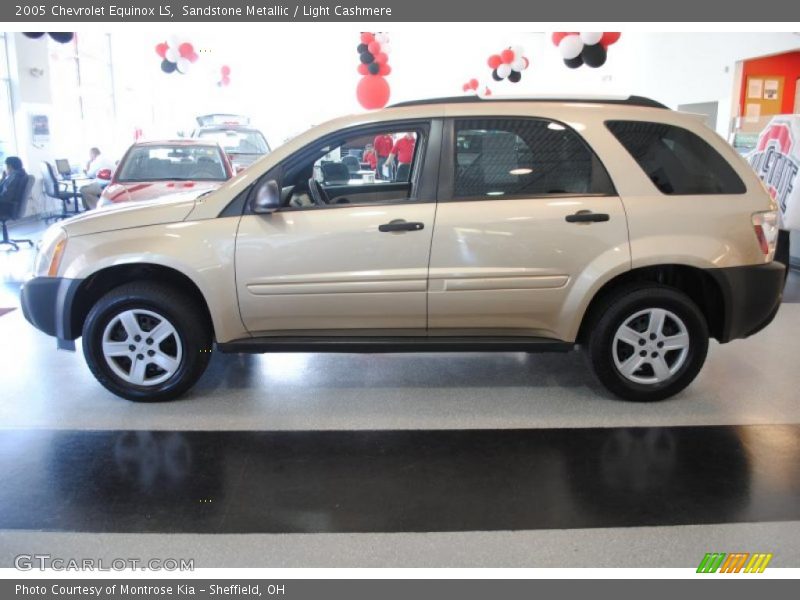 Sandstone Metallic / Light Cashmere 2005 Chevrolet Equinox LS
