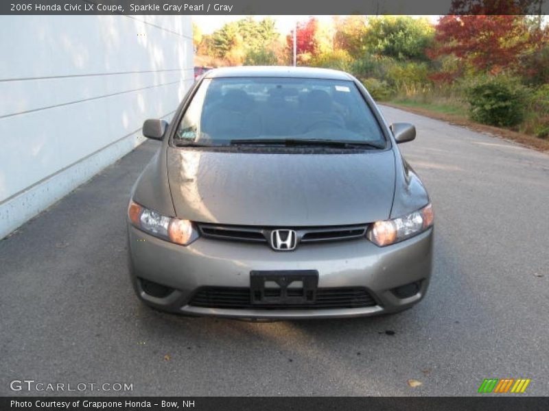 Sparkle Gray Pearl / Gray 2006 Honda Civic LX Coupe