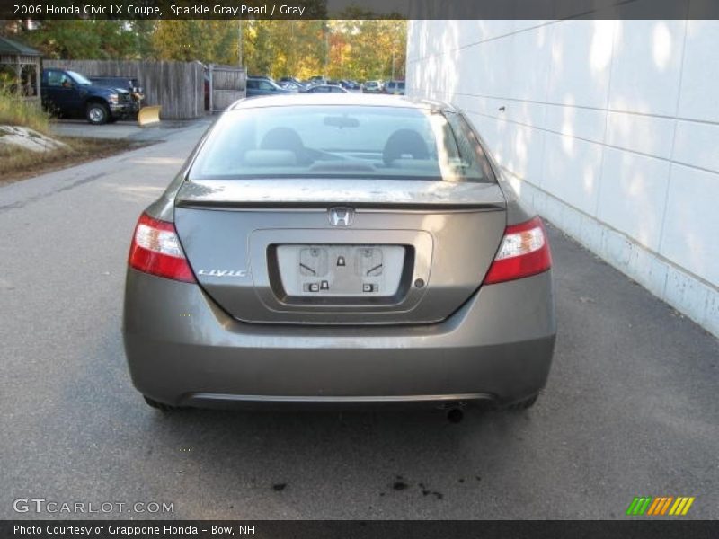 Sparkle Gray Pearl / Gray 2006 Honda Civic LX Coupe