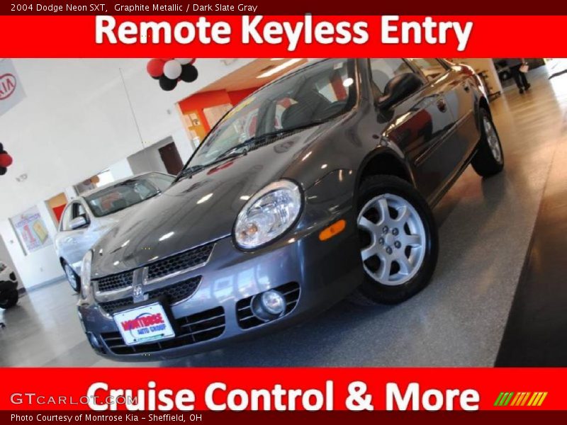 Graphite Metallic / Dark Slate Gray 2004 Dodge Neon SXT