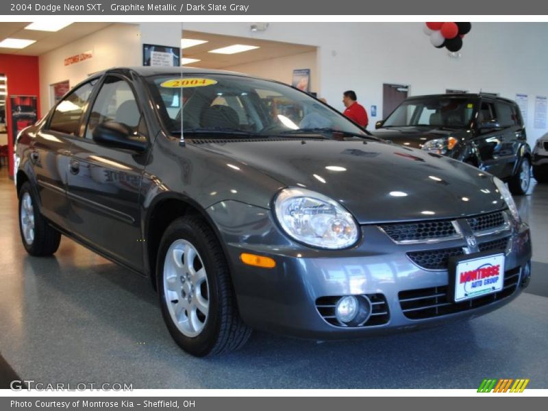 Graphite Metallic / Dark Slate Gray 2004 Dodge Neon SXT