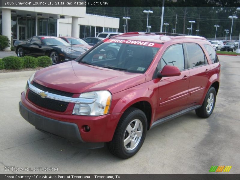 Salsa Red Metallic / Light Gray 2006 Chevrolet Equinox LT