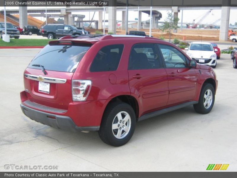 Salsa Red Metallic / Light Gray 2006 Chevrolet Equinox LT
