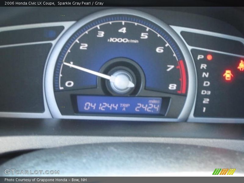Sparkle Gray Pearl / Gray 2006 Honda Civic LX Coupe