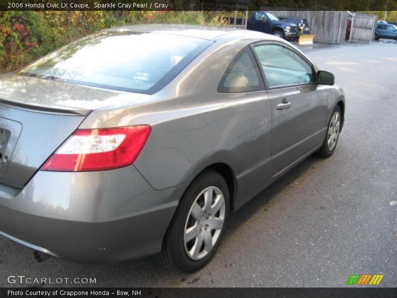 Sparkle Gray Pearl / Gray 2006 Honda Civic LX Coupe